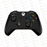 Adesivo Skin Controle Xbox One Carbono Preto