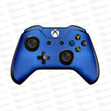 Adesivo Skin Controle Xbox One Metálico Azul