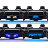 Adesivo Skin Decal Light Bar Controle Ps4 Zumbis Led Zombies