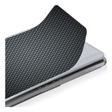 Adesivo Skin Fibra De Carbono Preto Proteção Notebook Tablet