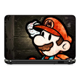 Adesivo Skin Notebook Macbook Super Mario Bros Pow