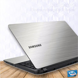 Adesivo Skin Notebook Samsung Book Np550xda-tampa+logo
