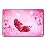 Adesivo Skin Pelicula Notebook Borboleta Floral Campa Vida
