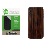 Adesivo Skin Premium - Estampa Madeira iPhone 11
