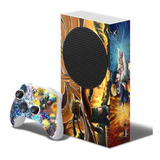 Adesivo Skin Xbox Series S E Dois Controles Naruto B3