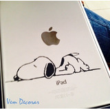 Adesivo Snoopy iPad Tablet Notebook - Várias Medidas