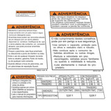 Adesivo Suzuki Gsxr 1000 15/16 Etiqueta Advertência Kit Etq3 Cor Etiquetas Gsxr 1000