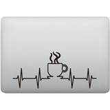 Adesivo Tablet Notebook Café Batimento Cardiaco