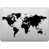 Adesivo Tablet Notebook Mapa Mundi Globo