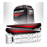 Adesivo Tampa Motor Mercury 50 / Envernizado