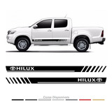 Adesivo Toyota Hilux Faixa Lateral Par Person. Imp30 Ck Cor Padrão