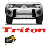 Adesivo Triton L200 2011/2012 Overbumper Vermelho