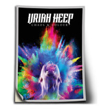 Adesivo Uriah Heep Heavy Metal Auto Colante A0 120x84cm A