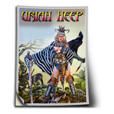 Adesivo Uriah Heep Heavy Metal Auto Colante A0 120x84cm C