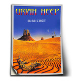 Adesivo Uriah Heep Heavy Metal Auto Colante A0 120x84cm F