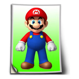 Adesivo Videogame Mario Bros Geek Auto Colante A2 60x42cm