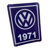 Adesivo Vidro De Ano Vw Volkswagen Carro Antigo Fusca Kombi 