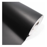 Adesivo Vinil Preto Fosco P/ Geladeira Armário Vidro 6mx1m