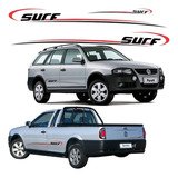 Adesivo Volkswagen Saveiro Parati Surf 2008 Faixa Lateral