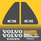 Adesivo Volvo Mc70b Mini Carregadeira E