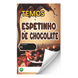 Adesivo/cartaz Pronto Tema: Espeto Choco(ades 95)arte Pronta