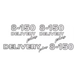 Adesivos 8-150 Delivery Plus Emblemas Lateral/capô