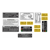 Adesivos Advertência Honda Cg 125 1996 A 1999