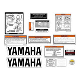 Adesivos Advertencia Precaução Moto Antiga Yamaha Dt 200 Vtg