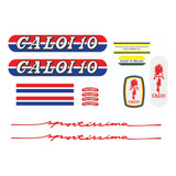 Adesivos Antiga Caloi 10 Sportíssima 1976 Letras Vermelhas