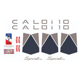 Adesivos Antiga Caloi 10 Sprint 1988 Azul E Cinza