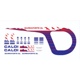 Adesivos Antiga Caloi Barra Forte Gl Gaivota Azul