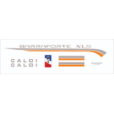 Adesivos Antiga Caloi Barra Forte Xl9 1989 Laranja E Cinza