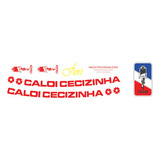 Adesivos Antiga Caloi Cecizinha Fiori Vermelho Aro 10