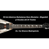 Adesivos Barbatanas Dave Mustaine Megadeth Dean