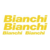 Adesivos Bianchi Amarelo Mtb Montain Bike