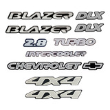 Adesivos Blazer Dlx 2.8 Turbo Intercooler