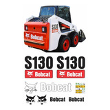 Adesivos Bobcat S130 Kit Emblemas Completo Mk Cor Adesivo Bobcat S130