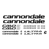 Adesivos Cannondale Caad 9 Ultra Preto Speed Bike