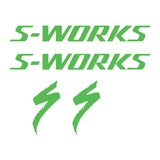 Adesivos Capacete Specialized S-works Verde Mtb