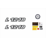 Adesivos Compatível Mercedes Benz L 1218 Emblema Caminhão 37 Cor Padrão