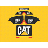 Adesivos Compatível Mini Carregadeira Caterpillar 256c