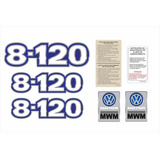 Adesivos Compatível Vw 8-120 Mwm Resinados Etiquetas R799 Cor Padrão