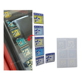 Adesivos Controle Qualidade Fiat Linha 147 A Partir De 1984