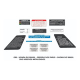 Adesivos De Advertência Xl 125 Duty - Honda Duty - F Grátis