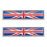 Adesivos De Para-choque, Adesivos De Metal Com Bandeira, 2 U