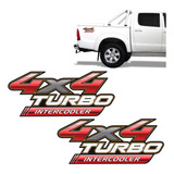 Adesivos Emblema 4x4 Turbo Intercooler Toyota Hilux