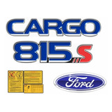 Adesivos Emblema Caminhão Compatível Ford Cargo 815s Kit09