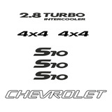 Adesivos Emblemas S10 2.8 Turbo Intercooler