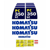 Adesivos Escavadeira Hidráulica Komatsu Pc350 Ca-00436 Mq