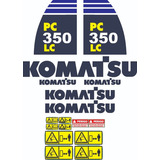 Adesivos Escavadeira Hidráulica Komatsu Pc350